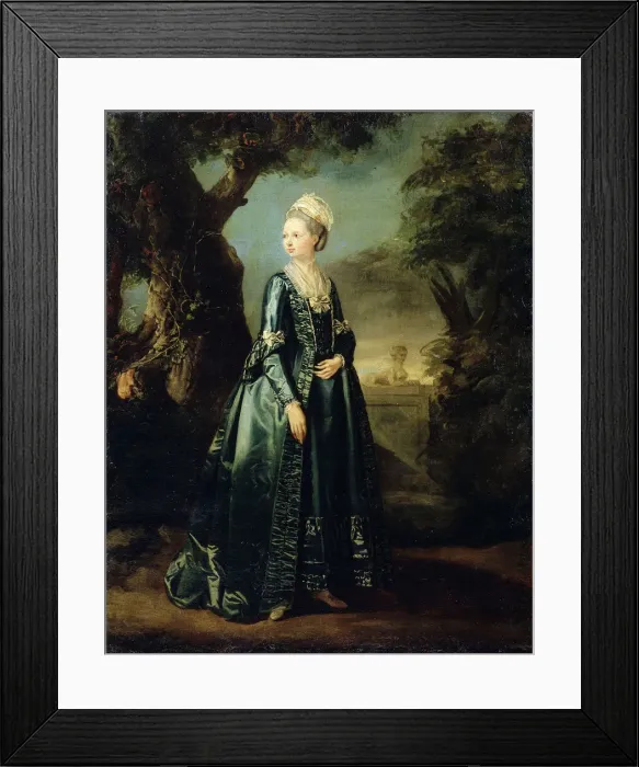 Framed Print : Lady in a Garden (Portrait of Grand Duchess Natalia), c1773-c1776. Artist: Pierre Etienne Falconet Framed Print : Lady in a Garden (Portrait of Grand Duchess Natalia), c1773-c1776. Artist: Pierre Etienne Falconet