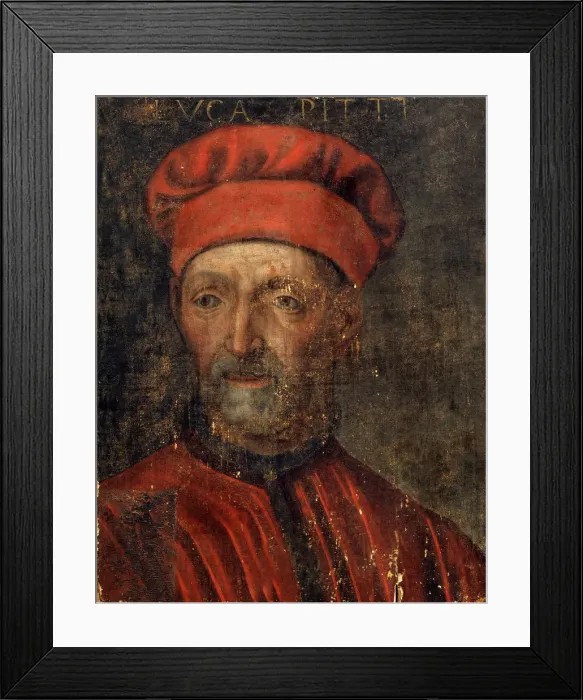 Framed Print : Portrait of Luca Pitti, early 16th century. Artist: Master of Florence Framed Print : Portrait of Luca Pitti, early 16th century. Artist: Master of Florence