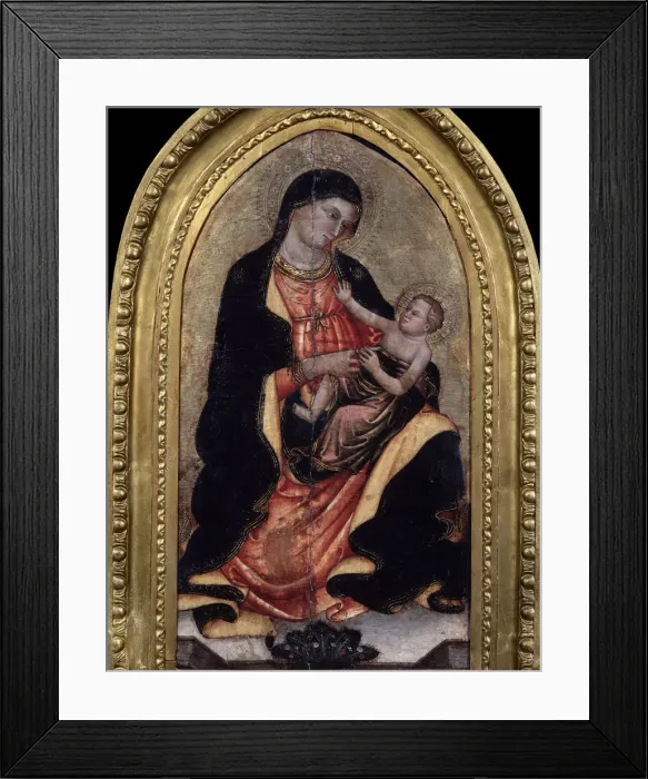 Framed Print : Virgin and Child, late 13th or 14th century. Artist: Giotto Framed Print : Virgin and Child, late 13th or 14th century. Artist: Giotto