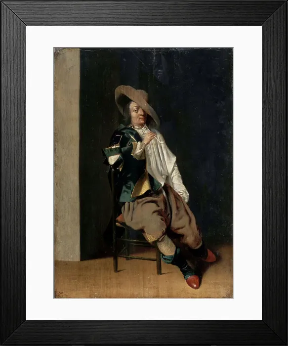 Framed Print : A Smoker, 17th century. Artist: Willem Cornelisz Duyster Framed Print : A Smoker, 17th century. Artist: Willem Cornelisz Duyster