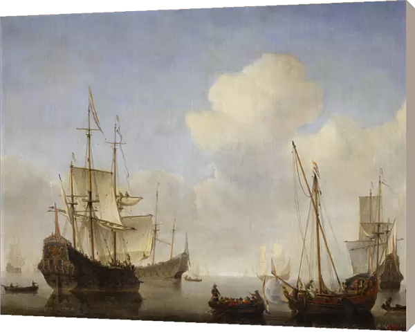 The Dutch Squadron at the West African Coast, 1660s. Artist: Willem van de Velde the Younger