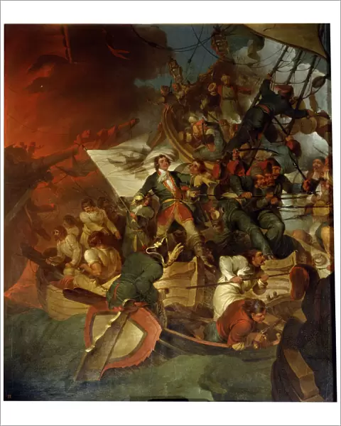 Taking of Azov on 18 May 1696, late 18th or 19th century. Artist: Robert Ker Porter