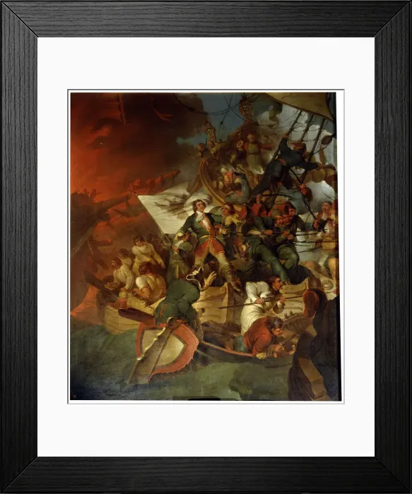 Framed Print : Taking of Azov on 18 May 1696, late 18th or 19th century. Artist: Robert Ker Porter Framed Print : Taking of Azov on 18 May 1696, late 18th or 19th century. Artist: Robert Ker Porter