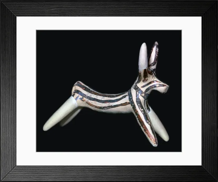 Framed Print : Mycenaean terracotta bull Framed Print : Mycenaean terracotta bull