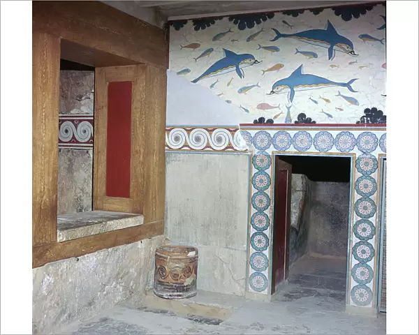 Room in the Queens apartments in Knossos, 17th century