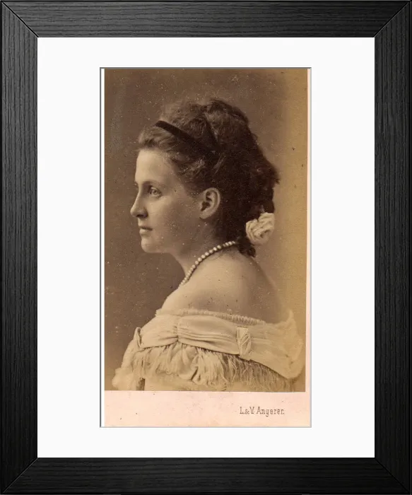 Framed Print : Portrait of Grand Duchess Olga Constantinovna of Russia (1851-1926), 1870s Framed Print : Portrait of Grand Duchess Olga Constantinovna of Russia (1851-1926), 1870s