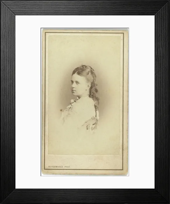 Framed Print : Portrait of Grand Duchess Maria Alexandrovna of Russia (1853-1920), Duchess of Saxe-Coburg and Gotha Framed Print : Portrait of Grand Duchess Maria Alexandrovna of Russia (1853-1920), Duchess of Saxe-Coburg and Gotha