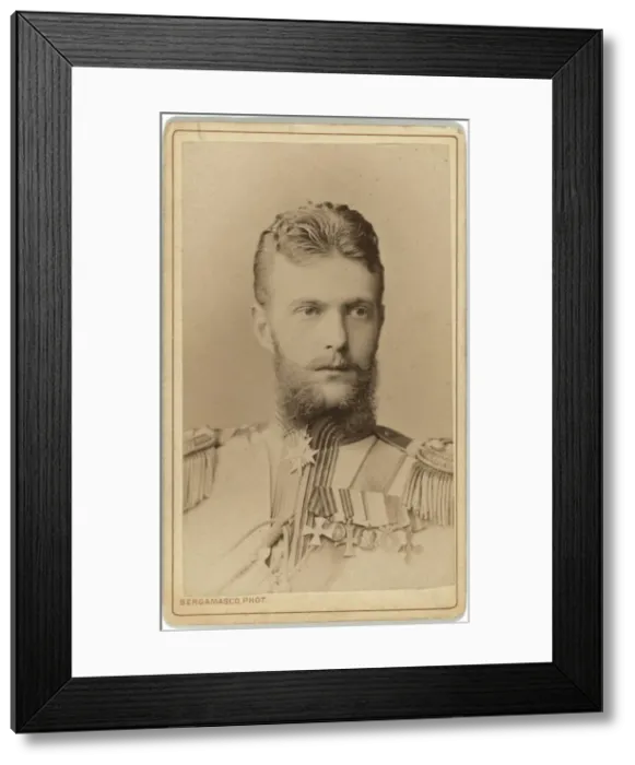 Framed Print : Grand Duke Sergei Alexandrovich of Russia (1857-1905), between 1870 and 1880 Framed Print : Grand Duke Sergei Alexandrovich of Russia (1857-1905), between 1870 and 1880