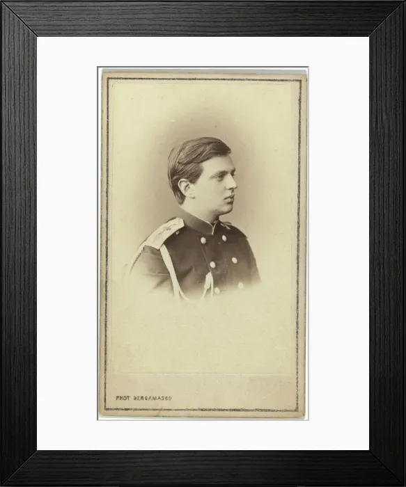 Framed Print : Grand Duke Vladimir Alexandrovich of Russia (1847-1909), between 1870 and 1880 Framed Print : Grand Duke Vladimir Alexandrovich of Russia (1847-1909), between 1870 and 1880