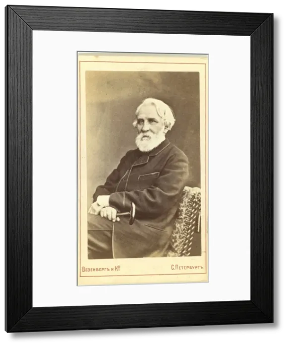 Framed Print : Portrait of the author Ivan S. Turgenev (1818-1883), Between 1880 and 1886 Framed Print : Portrait of the author Ivan S. Turgenev (1818-1883), Between 1880 and 1886