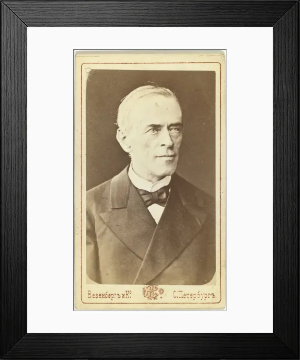 Framed Print : Portrait of Nikolai Khristianovich Bunge (1823-1895), Between 1880 and 1886 Framed Print : Portrait of Nikolai Khristianovich Bunge (1823-1895), Between 1880 and 1886