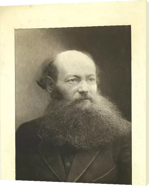 Portrait of Count Peter (Pyotr) Alexeyevich Kropotkin (1842-1921)