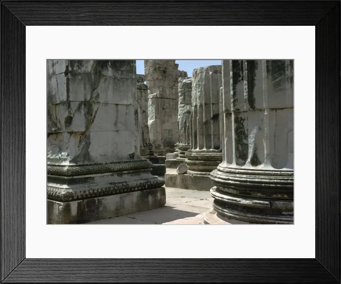 Framed Print : Greco-Roman temple of Apollo at Didyma, 2nd century Framed Print : Greco-Roman temple of Apollo at Didyma, 2nd century