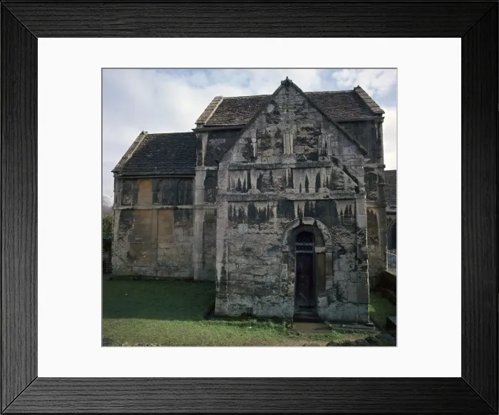 Framed Print : Anglo-Saxon church of St Laurence, 8th century Framed Print : Anglo-Saxon church of St Laurence, 8th century