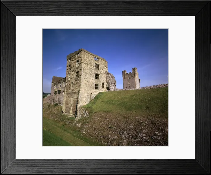Framed Print : Helmsley castle in Yorkshire, 12th century Framed Print : Helmsley castle in Yorkshire, 12th century