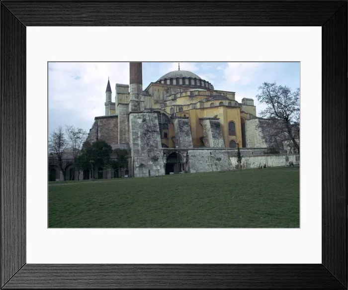 Framed Print : Mosque of St Sophia in Istanbul, 6th century Framed Print : Mosque of St Sophia in Istanbul, 6th century