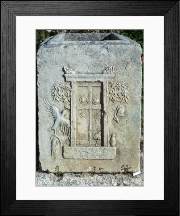 Framed Print : Detail of a Hellenistic sarcophagus Framed Print : Detail of a Hellenistic sarcophagus