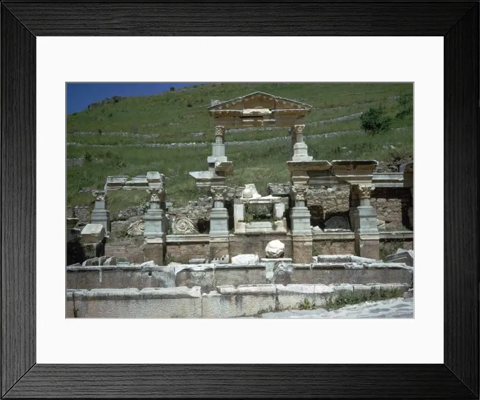 Framed Print : Fountain of Trajan in Ephesus, 2nd century Framed Print : Fountain of Trajan in Ephesus, 2nd century