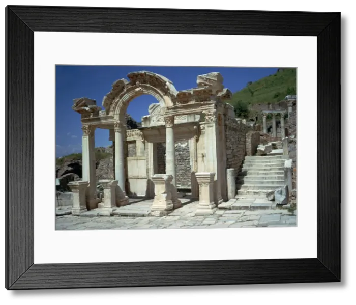 Framed Print : Temple of Hadrian in Ephesus, 2nd century Framed Print : Temple of Hadrian in Ephesus, 2nd century