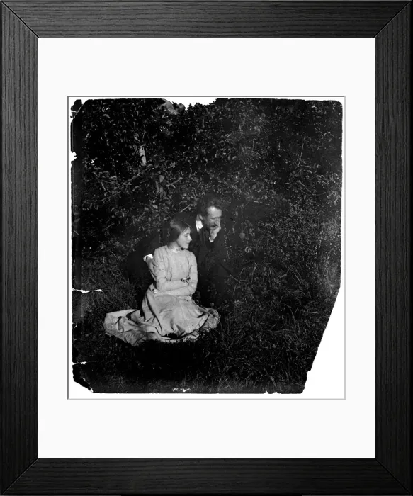 Framed Print : Mikalojus Konstantinas Ciurlionis and Sofija Kymantaite, 1908