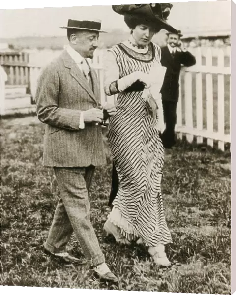 Ida Rubinstein and Gabriele D?Annunzio, c. 1911