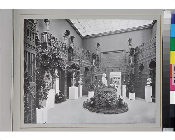 Hall of sculptures on the Dyaghilevs Exposition de l Art russe at the Salon d Automne in Paris in 1906