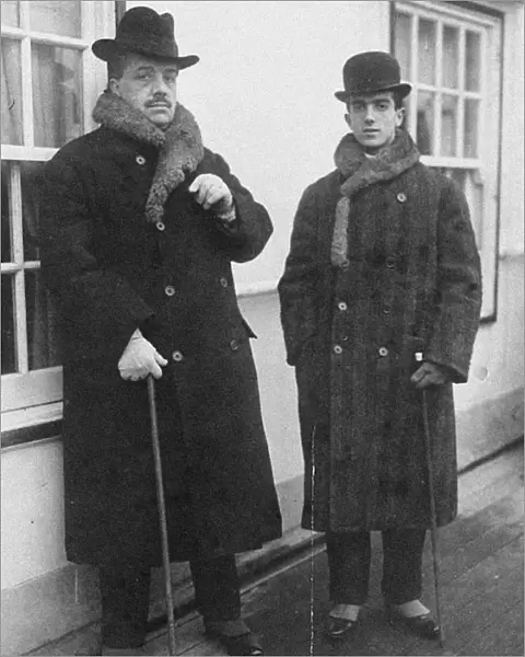 Serge Diaghilev and Leonide Massine, c. 1925
