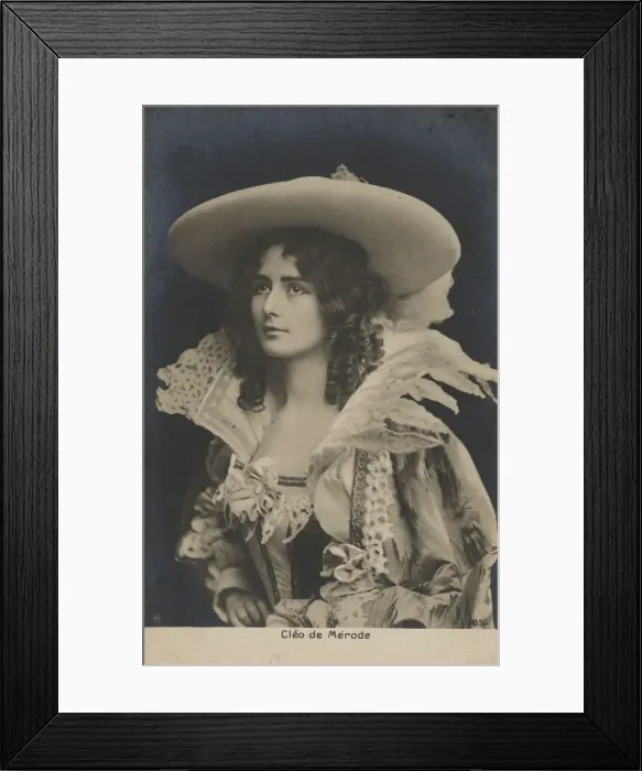 Framed Print : Cleo de Merode, c. 1902 Framed Print : Cleo de Merode, c. 1902