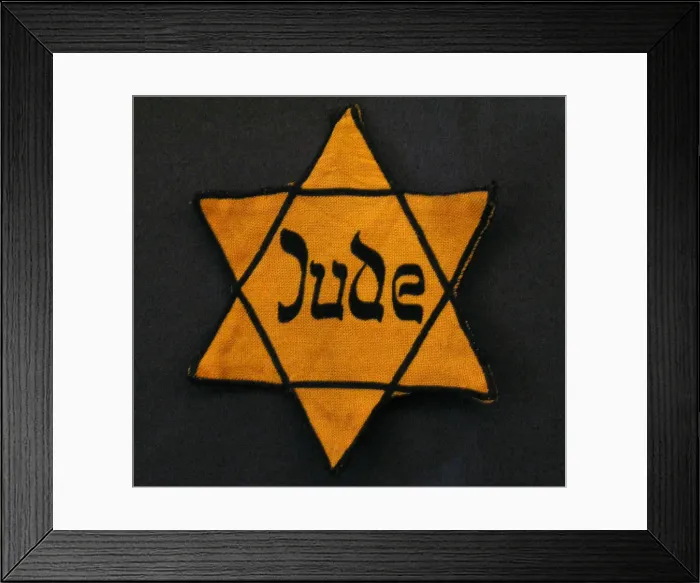 Framed Print : The yellow badge Framed Print : The yellow badge