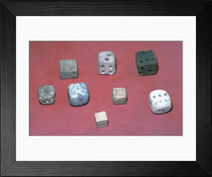 Framed Print : Egyptian dice Framed Print : Egyptian dice