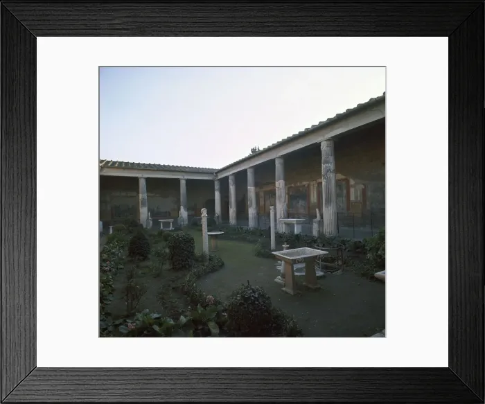 Framed Print : House of the Vettii in the Roman town of Pompeii, 1st century Framed Print : House of the Vettii in the Roman town of Pompeii, 1st century