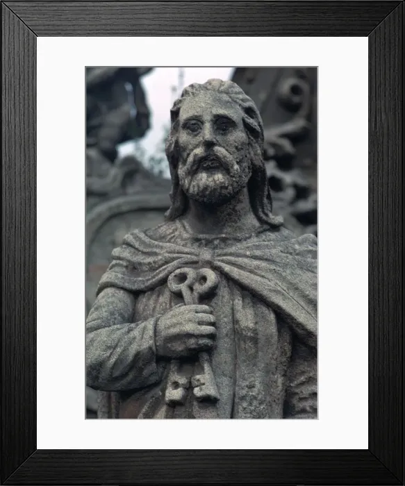 Framed Print : Statue of St Peter Framed Print : Statue of St Peter