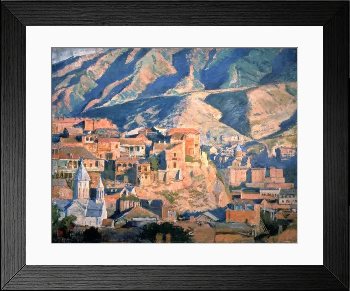 Framed Print : Tiflis, 1918. Artist: Lanceray (Lansere), Evgeny Evgenyevich (1875-1946) Framed Print : Tiflis, 1918. Artist: Lanceray (Lansere), Evgeny Evgenyevich (1875-1946)