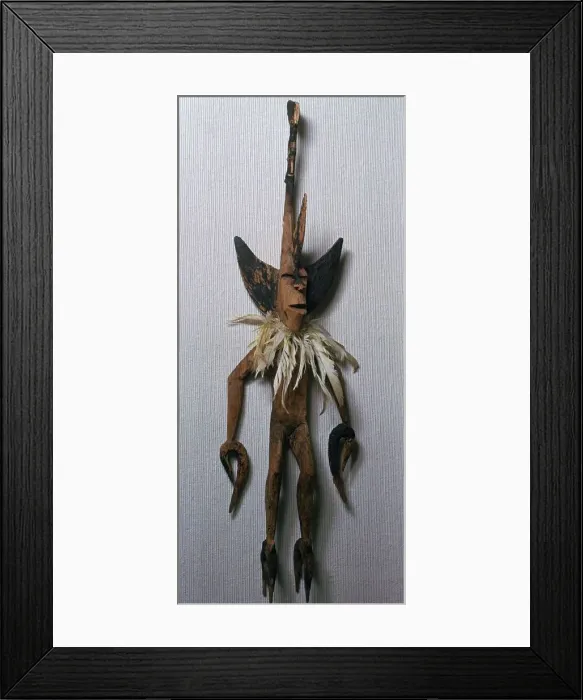 Framed Print : Statuette of the shark spirit Men-Ar-Ta-Lu from Santa Cruz Framed Print : Statuette of the shark spirit Men-Ar-Ta-Lu from Santa Cruz