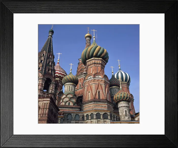 Framed Print : St Basils Cathedral in Moscow, 16th century Framed Print : St Basils Cathedral in Moscow, 16th century