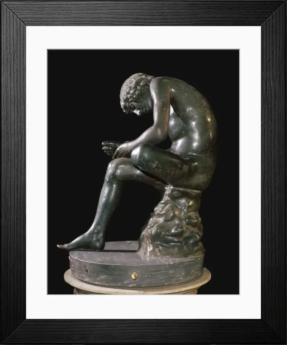 Framed Print : Roman statue ?The Spinario. ? Framed Print : Roman statue ?The Spinario. ?