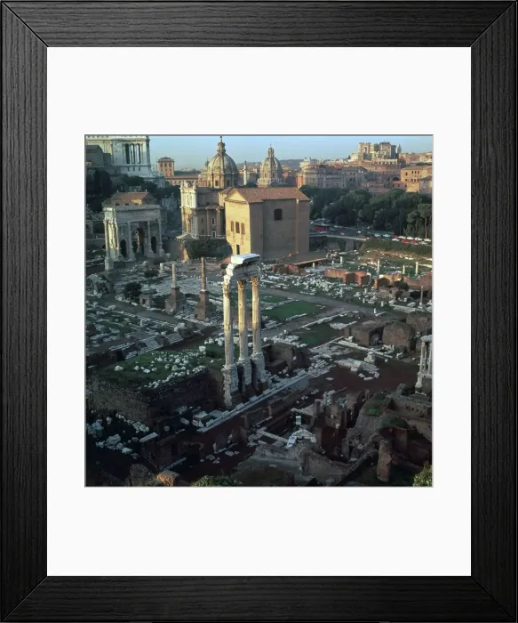 Framed Print : Roman forum seen from the Palatine hill, 5th century BC Framed Print : Roman forum seen from the Palatine hill, 5th century BC