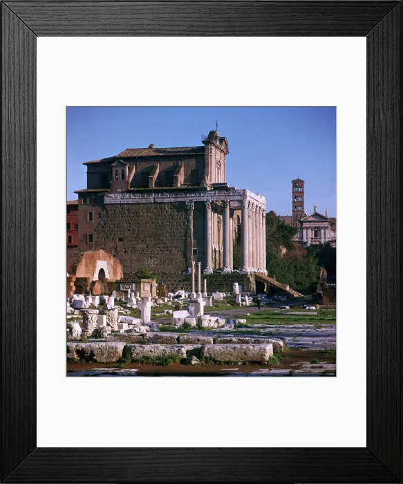 Framed Print : Temple of Antoninus and Faustina Framed Print : Temple of Antoninus and Faustina