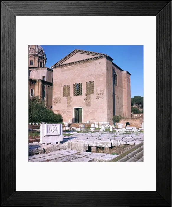 Framed Print : Curia of Diocletian, 1st century BC Framed Print : Curia of Diocletian, 1st century BC