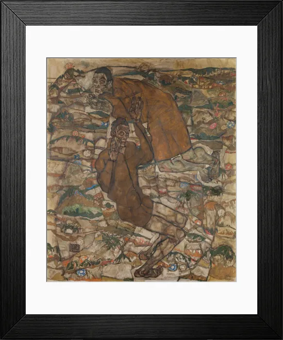 Framed Print : Levitation (The Blind II), 1915. Artist: Schiele, Egon (1890?1918) Framed Print : Levitation (The Blind II), 1915. Artist: Schiele, Egon (1890?1918)