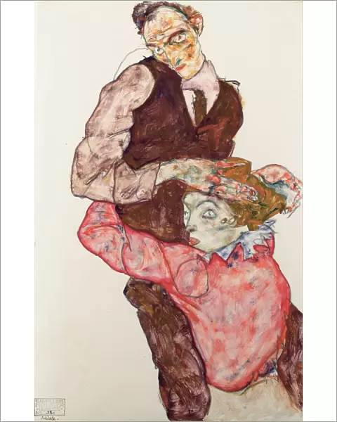 Lovers, 1914-1915. Artist: Schiele, Egon (1890?1918)