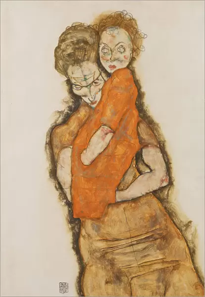 Mother and Child, 1914. Artist: Schiele, Egon (1890?1918)