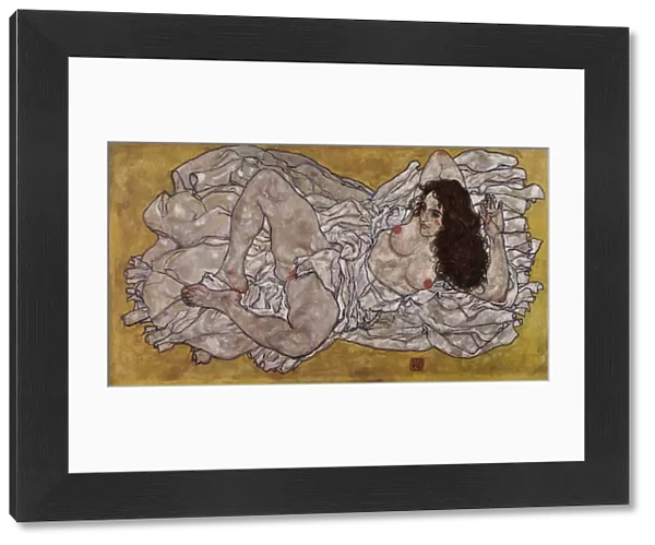 Reclining Woman, 1917. Artist: Schiele, Egon (1890?1918)