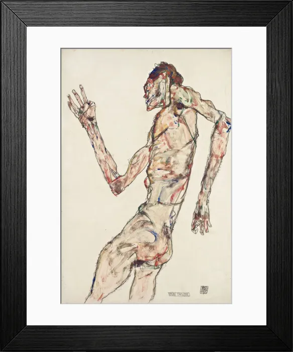 Framed Print : The Dancer, 1913. Artist: Schiele, Egon (1890?1918) Framed Print : The Dancer, 1913. Artist: Schiele, Egon (1890?1918)