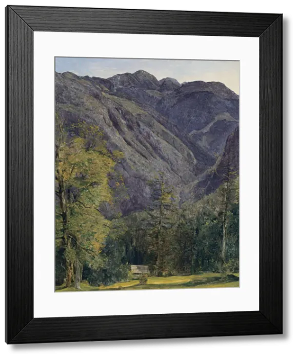 Framed Print : The Schonberg as seen from Hoisenrad, 1833. Artist: Waldmuller, Ferdinand Georg (1793-1865) Framed Print : The Schonberg as seen from Hoisenrad, 1833. Artist: Waldmuller, Ferdinand Georg (1793-1865)