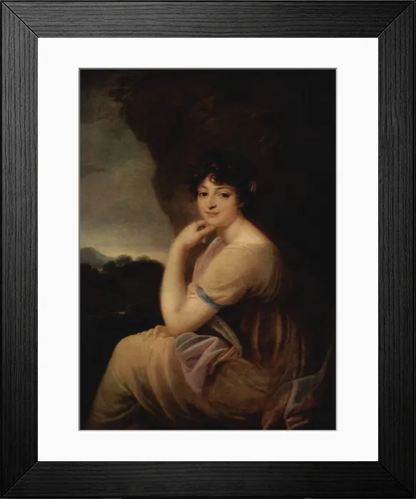 Framed Print : Portrait of Yekaterina Bakunina (1777-1846), c. 1815. Artist: Grassi, Jozef (1757-1838) Framed Print : Portrait of Yekaterina Bakunina (1777-1846), c. 1815. Artist: Grassi, Jozef (1757-1838)