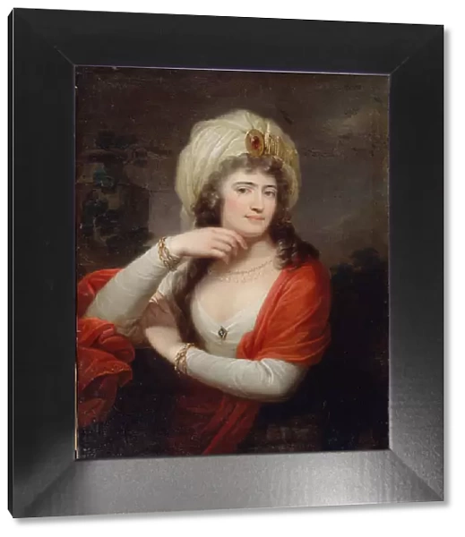 Portrait of Aleksandra Branicka (1754-1838), lady-in-waiting of Catherine II, 1793. Artist: Grassi, Jozef (1757-1838)