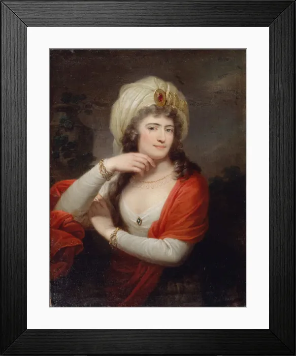 Framed Print : Portrait of Aleksandra Branicka (1754-1838), lady-in-waiting of Catherine II, 1793. Artist: Grassi, Jozef (1757-1838) Framed Print : Portrait of Aleksandra Branicka (1754-1838), lady-in-waiting of Catherine II, 1793. Artist: Grassi, Jozef (1757-1838)