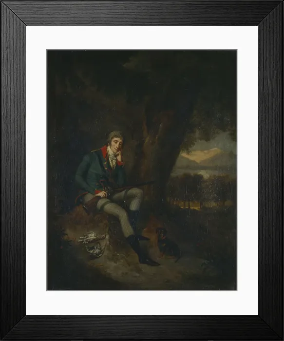 Framed Print : Portrait of Count Nikita Petrovich Panin (1770-1837) in Hunting Dress. Artist: Guttenbrunn, Ludwig (1750-1819) Framed Print : Portrait of Count Nikita Petrovich Panin (1770-1837) in Hunting Dress. Artist: Guttenbrunn, Ludwig (1750-1819)