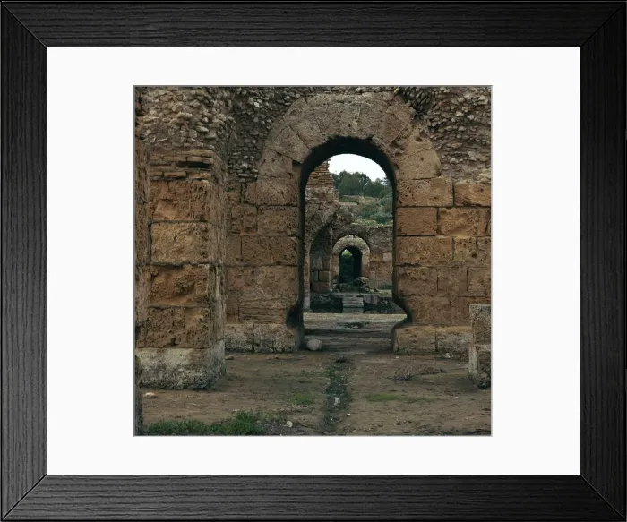 Framed Print : Remains of the baths of Antoninus Pius in Carthage, 2nd century Framed Print : Remains of the baths of Antoninus Pius in Carthage, 2nd century